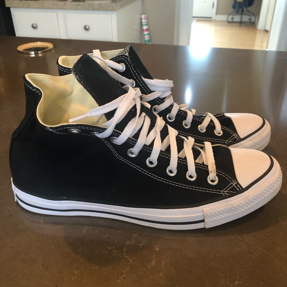 Men’s Black & White Chuck Taylor Converse All Star high Top shoes